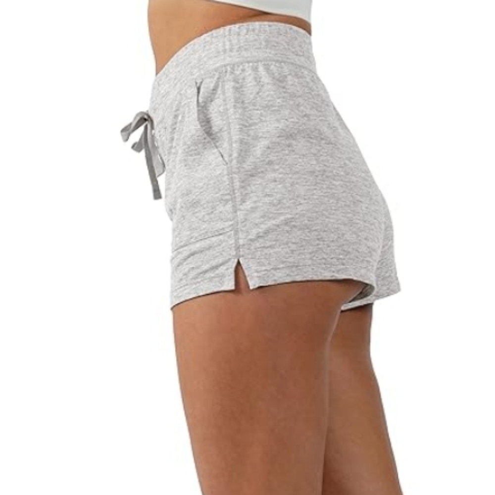 Lightweight Lounge Casual Summer Jersey Comfy Shorts Gray
